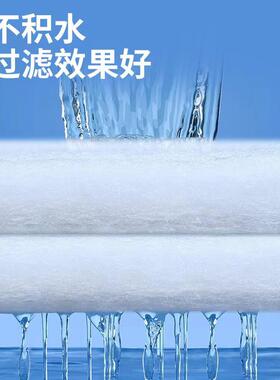 水族箱白棉高密度净水海绵加厚加密过滤材料高透水鱼缸过滤棉净水