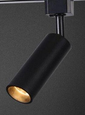 防眩长筒轨道射灯胡桃明装小射灯里餐饮KTV清吧酒吧LED饭店7W10W