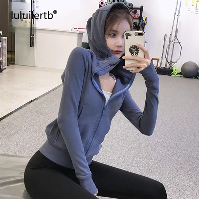 luluilertb瑜伽运动外套女