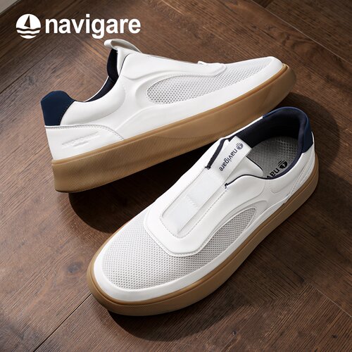 Navigare牛筋软底休闲板鞋男新款