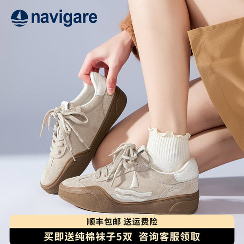 Navigare意大利小帆船女鞋德训鞋