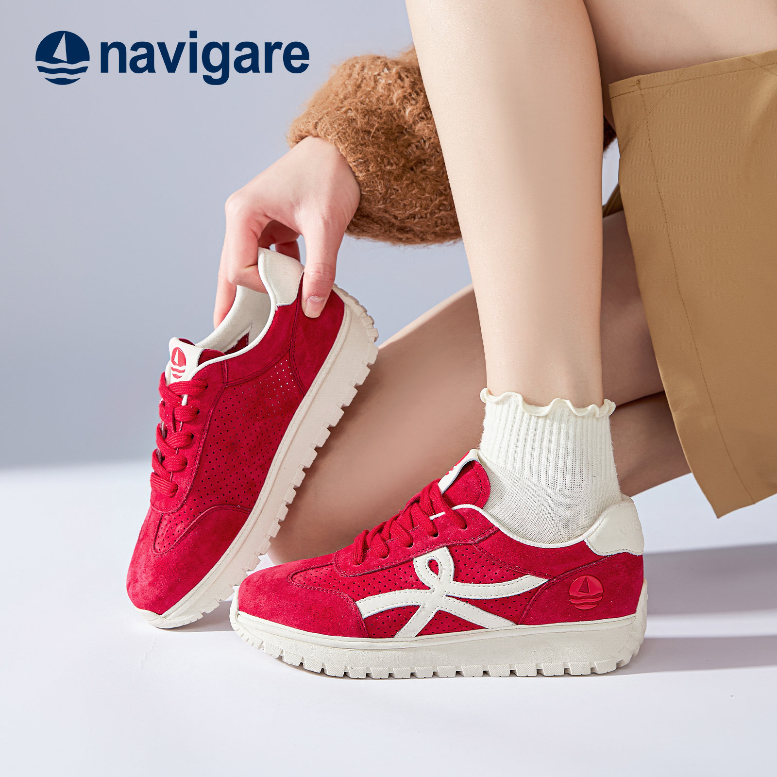 Navigare意大利小帆船女鞋图片