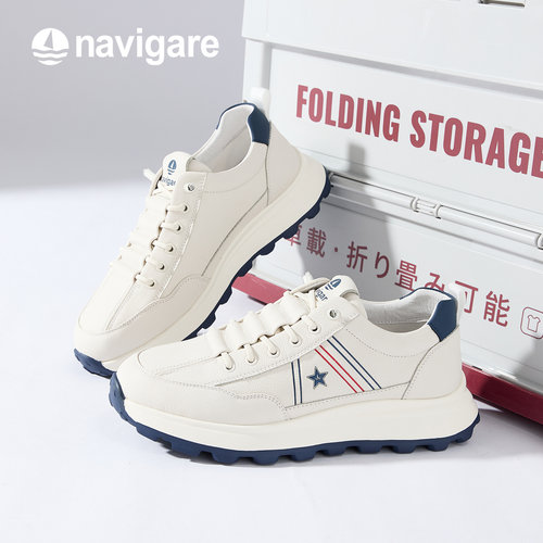 意大利小帆船真皮休闲鞋男