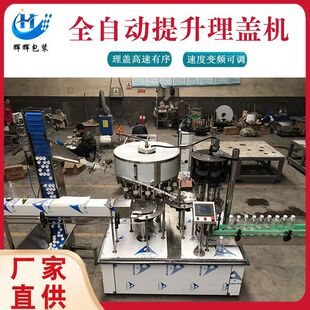 自动理盖上盖机 提升输送机 厂家供应 塑料螺纹盖整理机