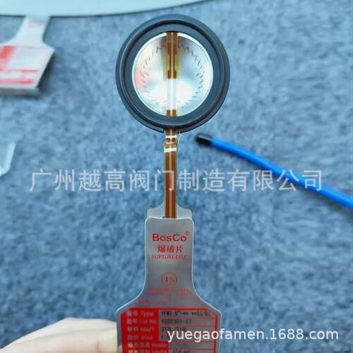 BasCo江苏八方爆破片卫生级金属防爆膜超压保护泄爆板YFW1.5 316L