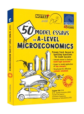 新加坡英语微观经济学范文 SAP NOTES+ 50 Model Essays In A-Level Microeconomics 高中英语写作教辅 预科考试50篇范文 英文原版