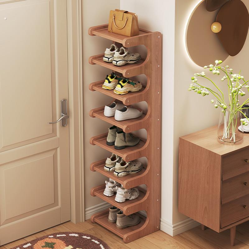鞋架家用墙角窄款多层收纳置物架入户门小型省空间鞋柜