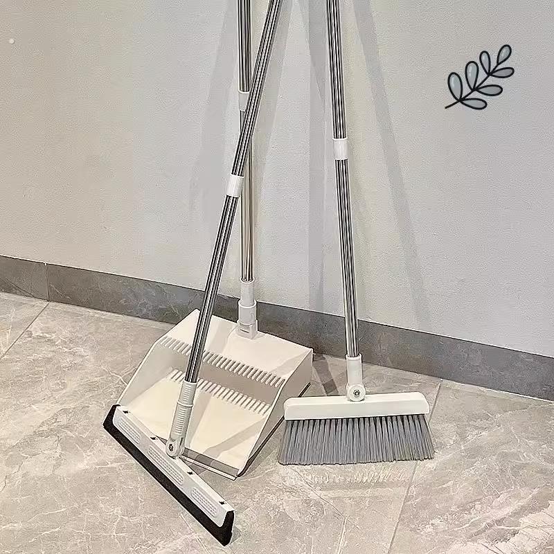扫把簸箕组合三件套装家用2023新款笤帚魔术刮水拖地板神器两用