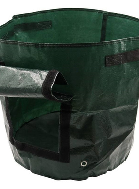 PE布PP带门土豆园林种植袋10加仑35x45 7加仑34x35cm