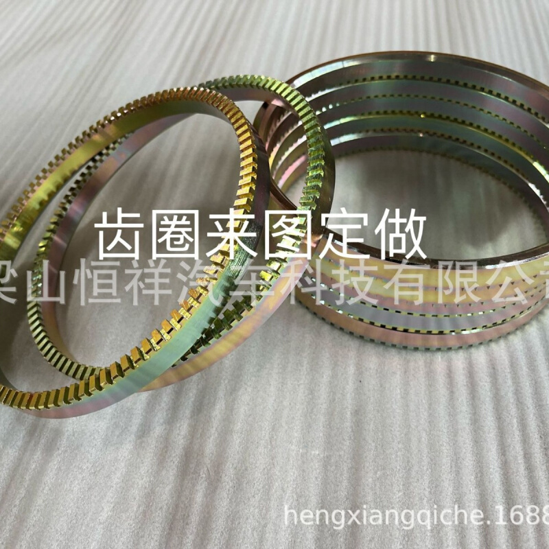 供应硬齿面 ABS齿圈 不锈钢精密齿圈 圆柱形磨齿圈 不锈钢齿圈