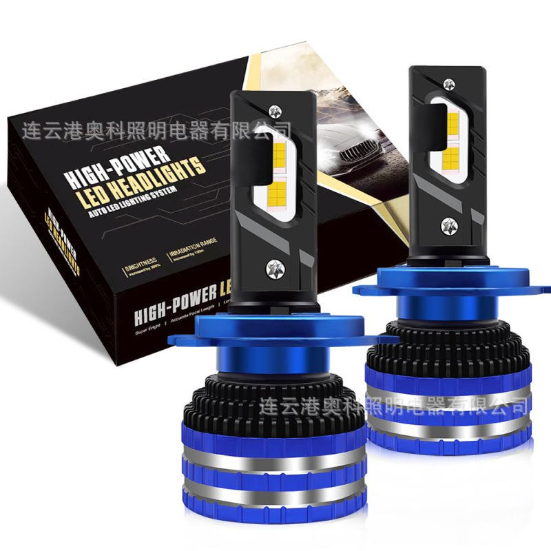 AKEV8812V150W6000KH1H3H4H7H119005900690079012汽车LED前照灯泡