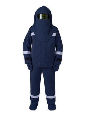 深蓝色52cal防电弧套装 电弧高于全身防护套装  电工服XXL/185
