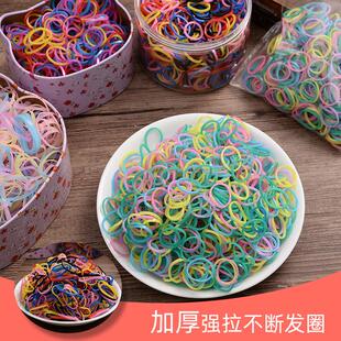 发量少头绳超小号儿童扎头发一次性橡皮筋细小圈婴儿不痛皮筋发圈