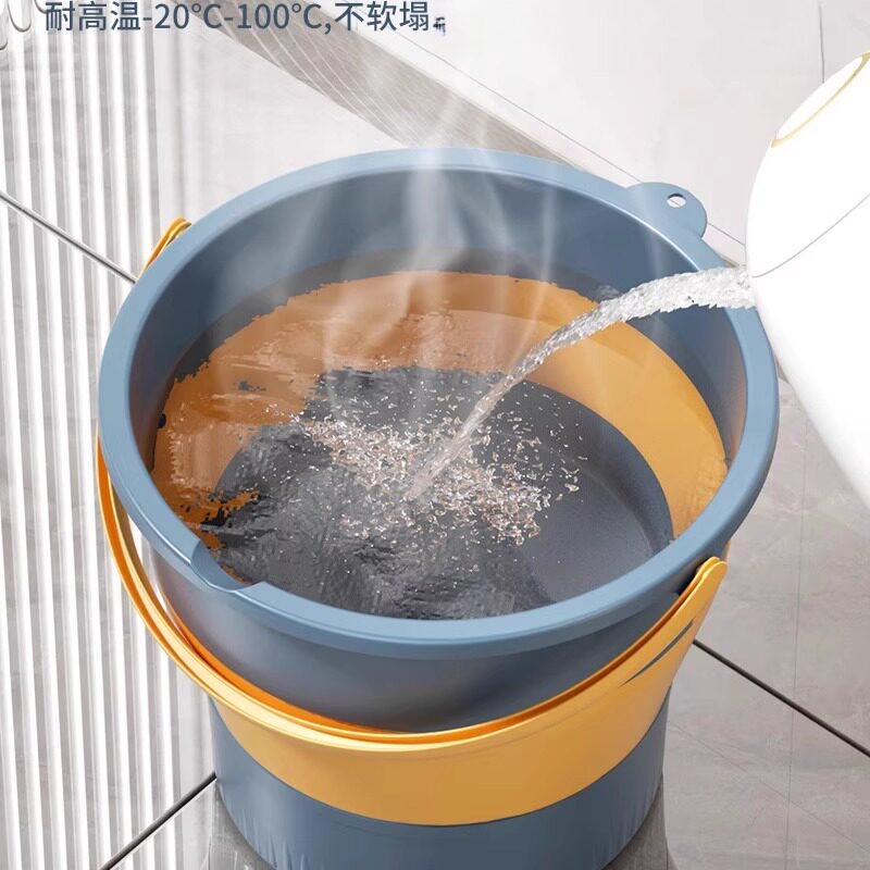 可折叠大号水桶17L升大容量储水家用宿舍洗衣泡脚车载擦澡便携式