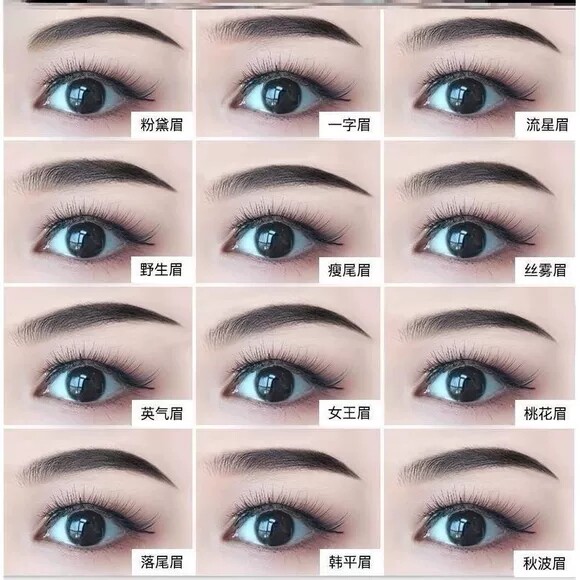 画眉神器定眉型眉贴辅助器画眉修剪器安全型定型女士画眉毛眉卡