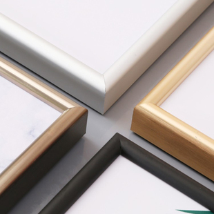 铝合金圆弧相框 装饰画框挂B墙 简约海报框广告制度框定制