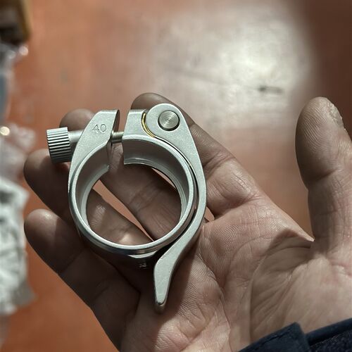 折叠车坐管f夹座管夹40mm钢架坐管33.9坐管用