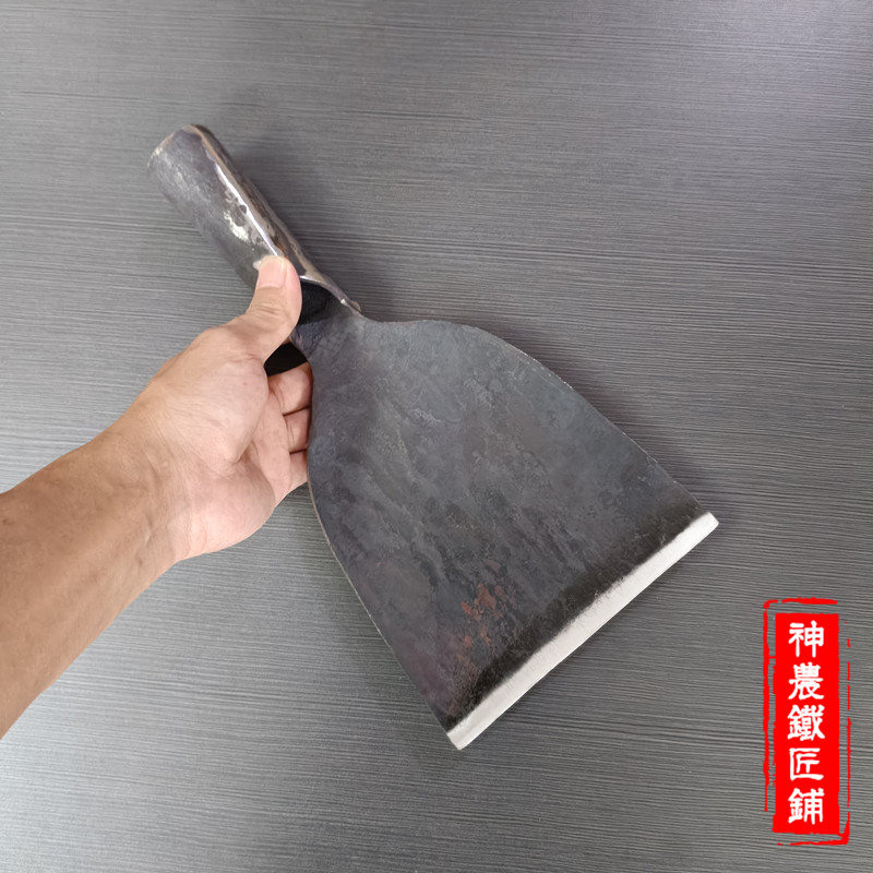 铲子树皮铲钢铲i手工锻打铲子清洁铲子剁辣椒铲铲竹子铲墙面装修