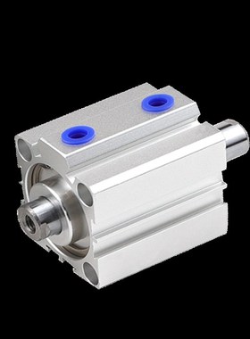 天进气动不带磁薄型内牙双出气缸SDAD12/16/20/25/N32/40/50/63/8