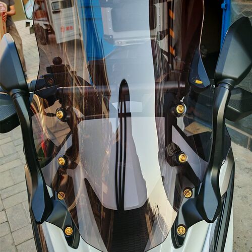 适用于光a阳赛艇S250前挡风玻璃CK250T改装加高透明S350挡风板配