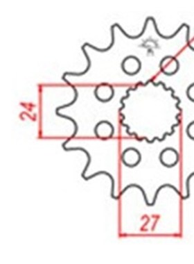 摩托链盘GSXR1000 GSXR1300y隼GSX1300BK小齿链轮牙盘2008-2016