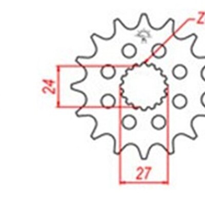 摩托链盘GSXR1000 GSXR1300y隼GSX1300BK小齿链轮牙盘2008-2016