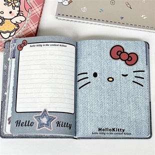 可爱的覆古小猫A5彩色页笔记本卡通E女孩手分类加厚日记时间表记