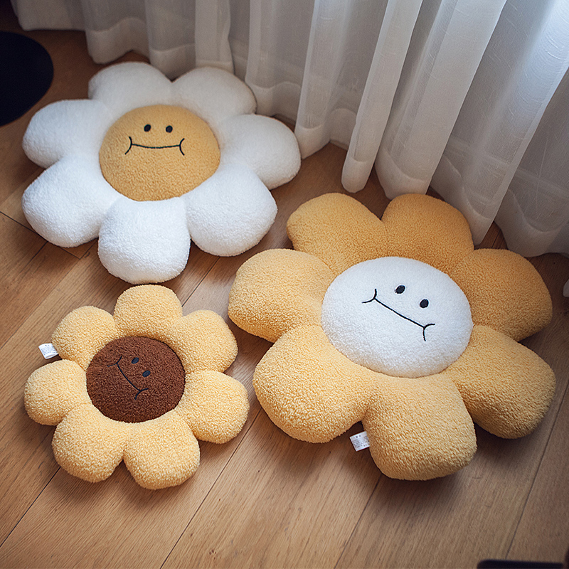 花朵坐垫沙发椅子垫地上懒人屁垫办公室久坐凳子飘窗W阳台加厚蒲