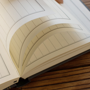 A5中国风竖格笔记本古风竖写练字本硬笔记录诗词本V文艺范竖格日