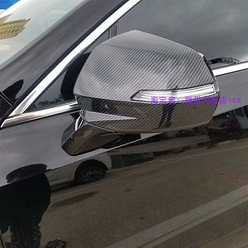 凯迪拉克XT4 XT5 XT6后视镜盖改F装碳纤纹倒车镜保护罩装饰配件贴