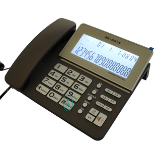 盈信218电话机免提通话t家用办公商务大屏幕固定座机来电显示报号