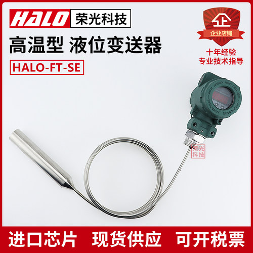 HALO-FT-WE 铠装式耐高温液位变送器 不锈钢液位计V防腐蚀热水柴