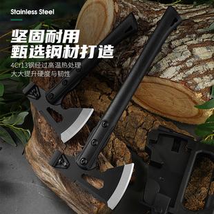 多功能斧头户外野外生存露营锤斧防身战术手斧战斧W开山斧工兵斧