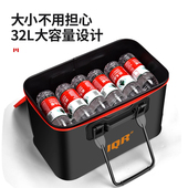 IQR新款 加厚钓鱼桶 车载多用洗车水桶大号折叠伸缩桶汽车用收纳箱