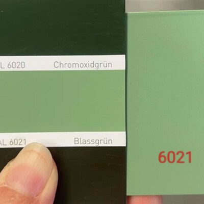 热固性粉末涂料 RAL6037鲜绿平光 6032 6017 6020静电喷涂塑粉