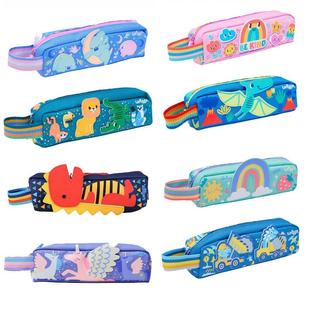 澳洲Smiggle笔袋可爱卡通笔袋拉链静音多功能铅笔袋小学生文具袋