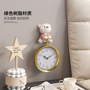 可爱熊墙面装饰壁挂入户玄关钥匙门后挂钩卧室衣帽架挂衣钩儿童房