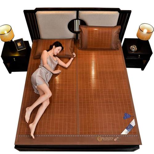 竹席凉席四季通用冰丝2025新款单人冬夏两用折叠家用双面床席草席