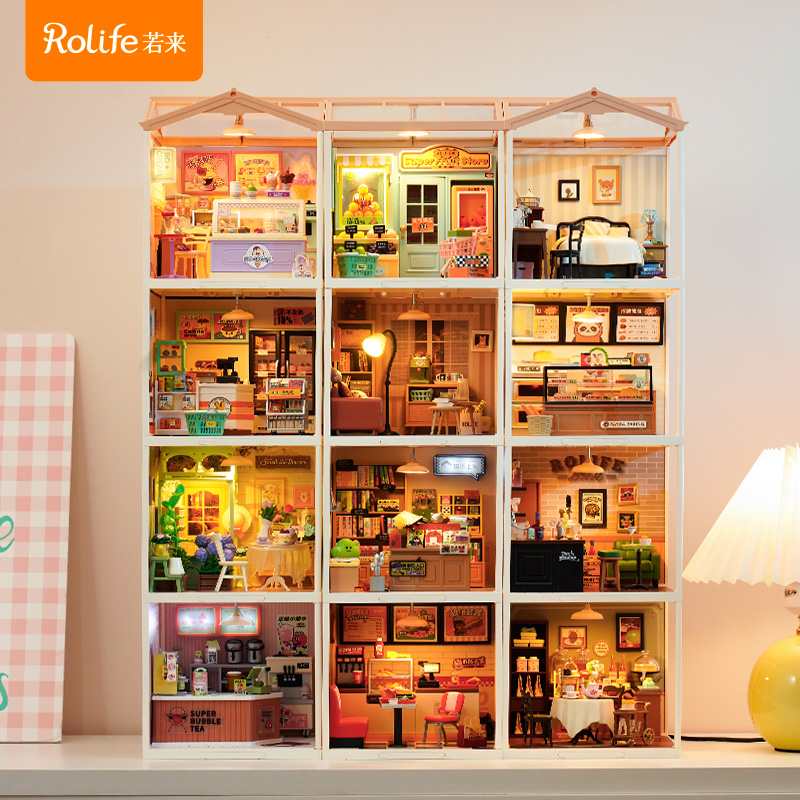 rolife若来夏日淇遇3D小屋模型