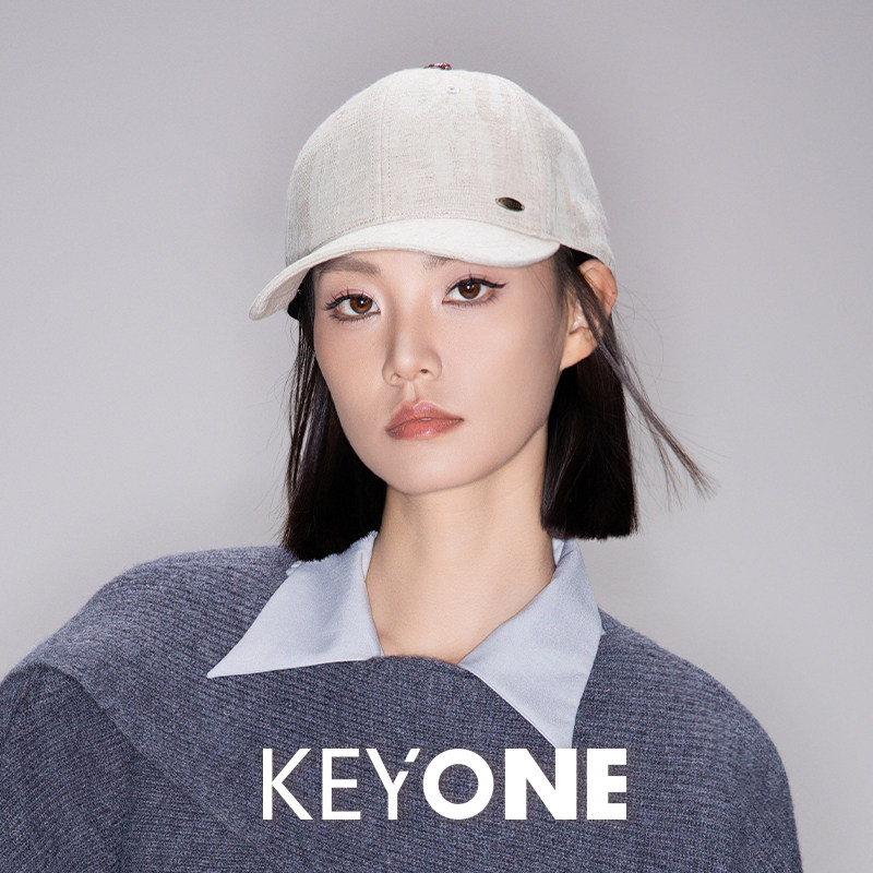 KEYONE棒球帽女轻奢春季遮阳显脸小百搭防晒休闲出游棒球帽