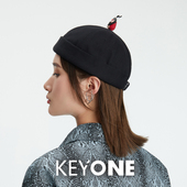 KEYONE嘻哈瓜皮帽出游舞台春季 嘻哈显脸小百搭防晒休闲旅游帽