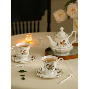 童话里的小红帽 陶瓷下午茶具 法式红茶壶送礼品礼盒乔迁一杯一碟