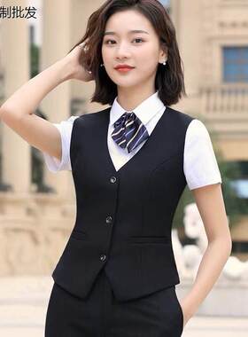 西装职业马夹女西服马甲
