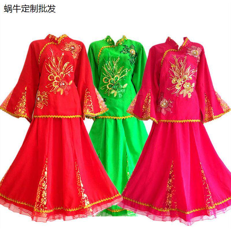 广场舞服装新款套装女民