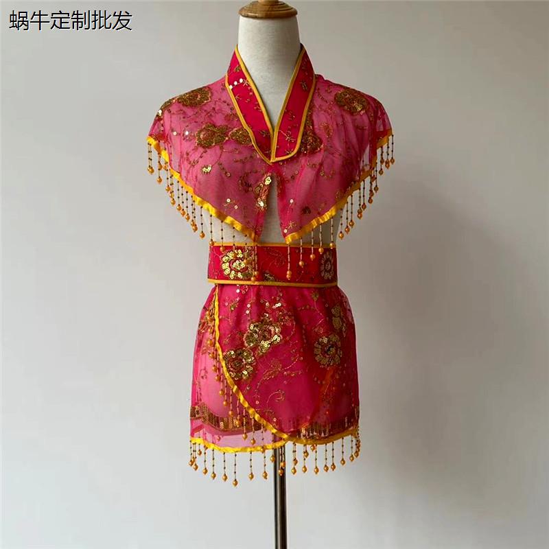 戏剧戏服古装订珠片云肩