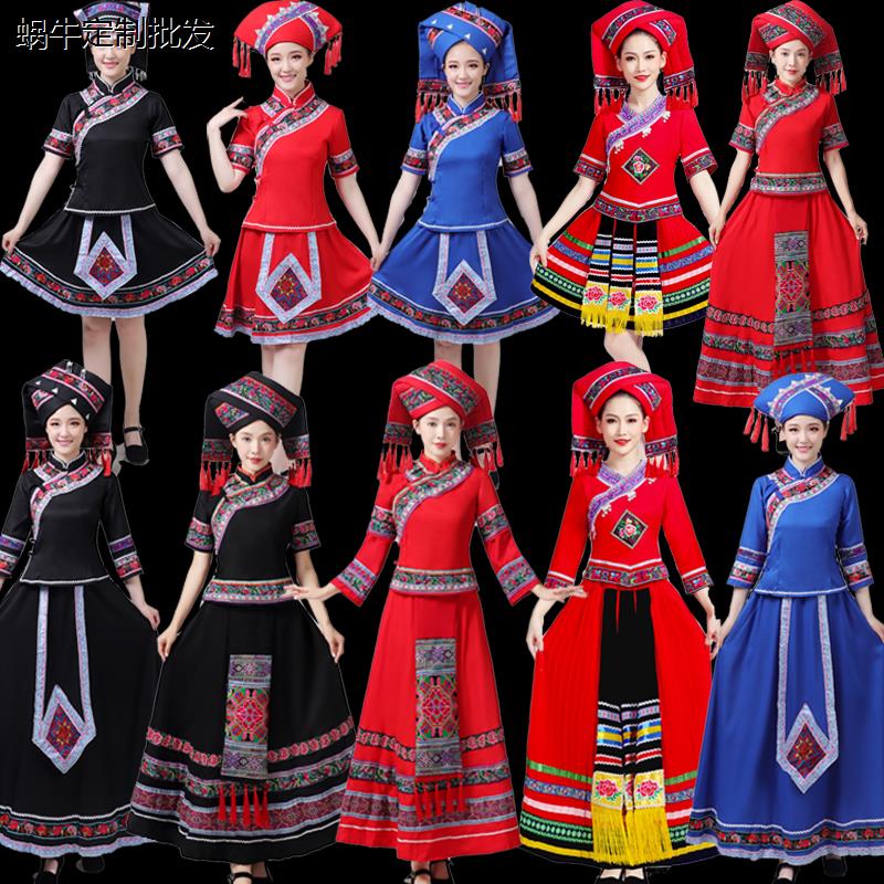 广西壮族三月三服饰女成