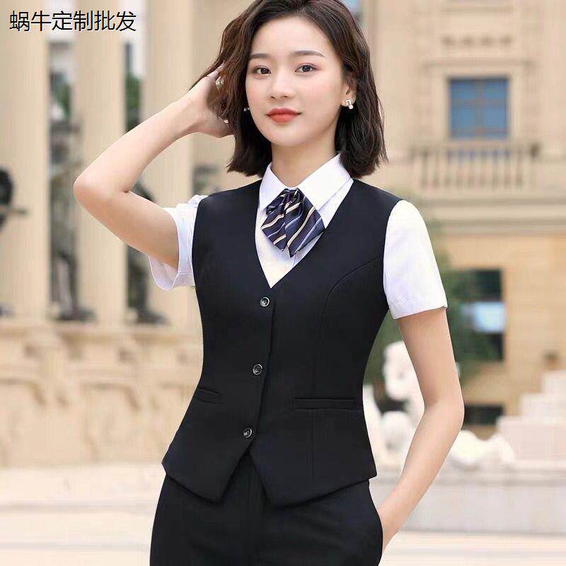 马夹职业装女西装工装正