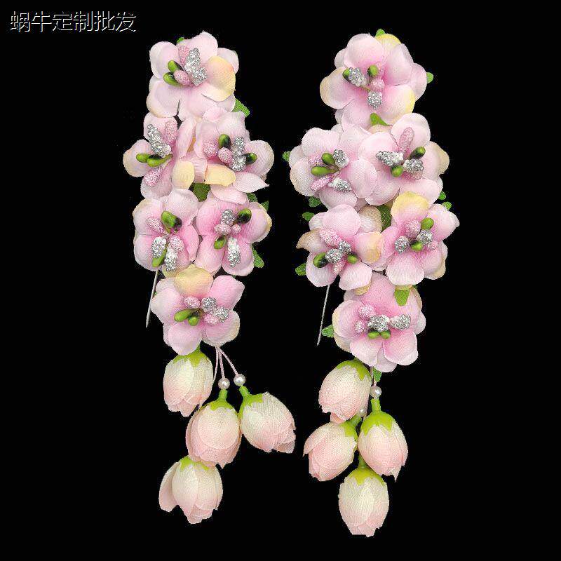 戏曲鬓花绢花耳边花头饰头花戏剧用品京剧青衣花旦小姐新款包头花