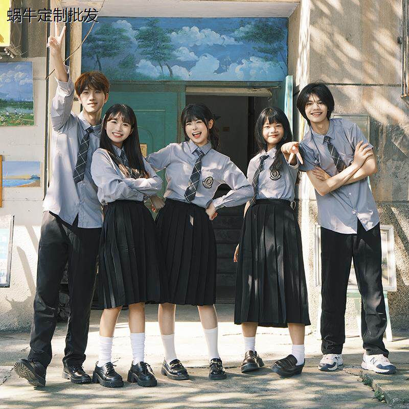 韩版学院风高中学生校服