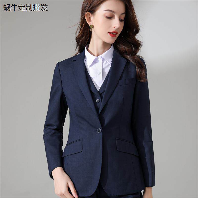 光大新款女西裤藏蓝色行